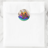 Sticker Rond Arc-en-ciel Unicorn Poop (Sac)
