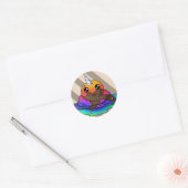 Sticker Rond Arc-en-ciel Unicorn Poop (Enveloppe)