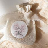 Sticker Rond Arc gracieux en rose pâle