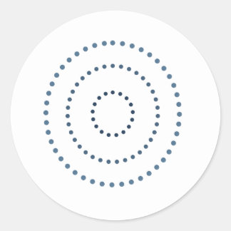 Sticker Rond Arceau à dégradé arrondi