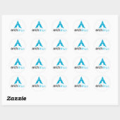Sticker Rond arch linux bientôt (Feuille)