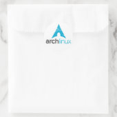 Sticker Rond arch linux bientôt (Sac)