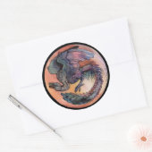 Sticker Rond Archaeopteryx ronde (Enveloppe)