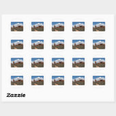 Sticker Rond arche de moab utah (Feuille)