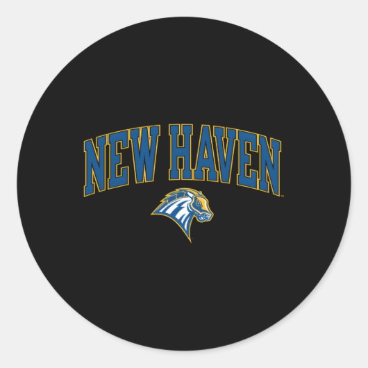 Sticker Rond Arche de nouveaux chargeurs de corbeau (Devant)