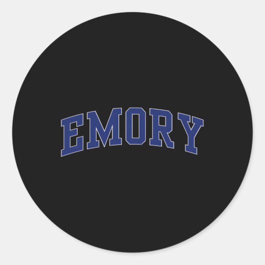 Sticker Rond Arche Emory Eagles (Devant)