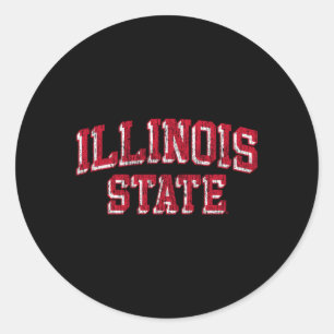 Sticker Rond Arche Illinois State Redbirds