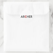Sticker Rond Archer (Sac)