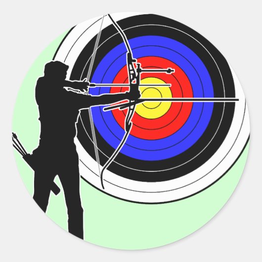 Sticker Rond archery2 (Devant)