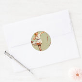 Sticker Rond Archery Pin-up (Enveloppe)