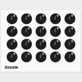 Sticker Rond Architecture italienne (Feuille)