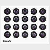 Sticker Rond Arcs-en-ciel Polly Pocket (Feuille)