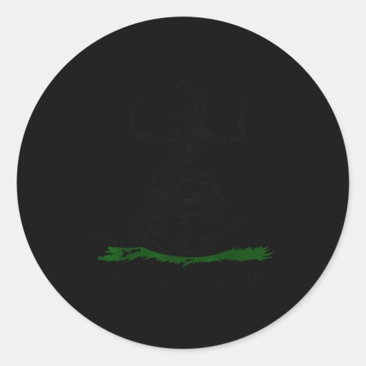 Sticker Rond Are You Treading On Me Gadsden Snake Satire Patrio (Devant)