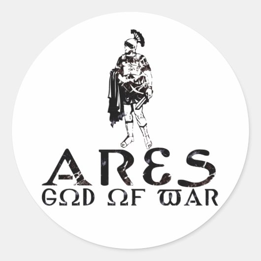 Sticker Rond Ares (Devant)