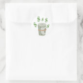 Sticker Rond Argent (Sac)