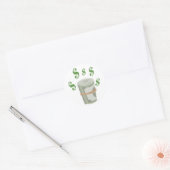 Sticker Rond Argent (Enveloppe)