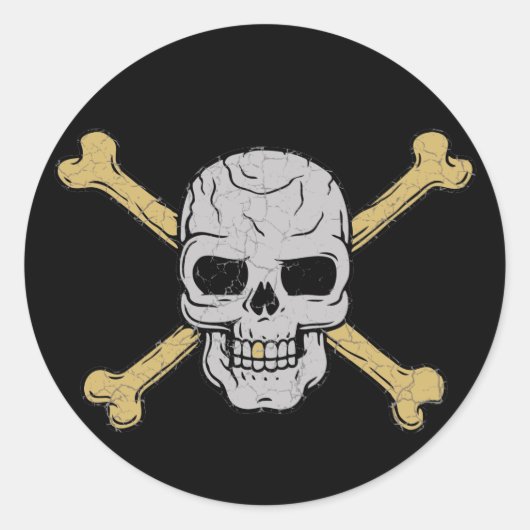 Sticker Rond Argent et or (Devant)