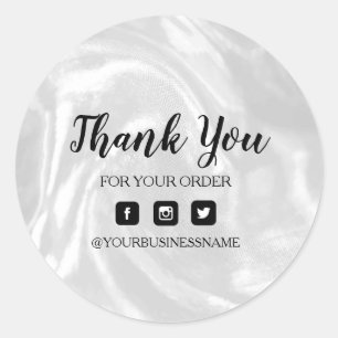 Sticker Rond Argent holographique. Élégance et harmonie