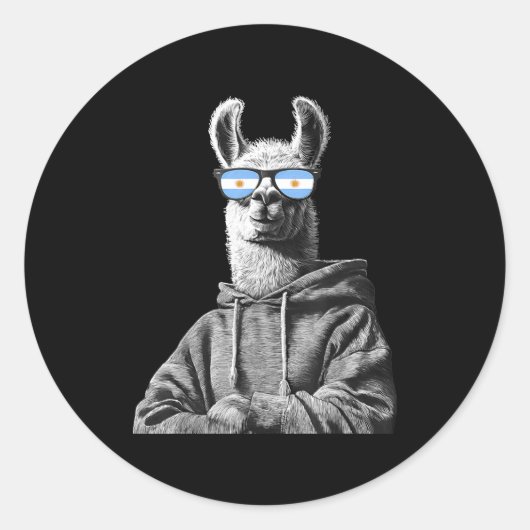 Sticker Rond Argentina Pride Argentinian Flag (Devant)