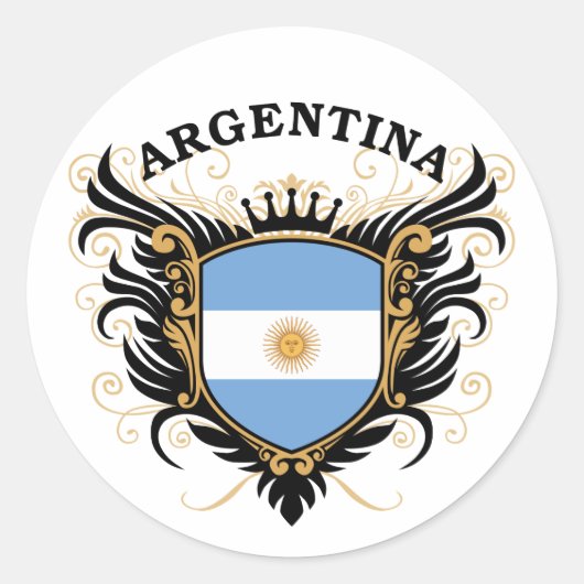 Sticker Rond Argentine (Devant)