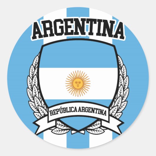 Sticker Rond Argentine (Devant)