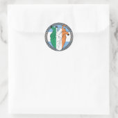 Sticker Rond Argentine Argentine Irlande (Sac)