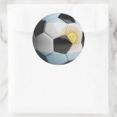 Sticker Rond Argentine - Bal de football (Sac)