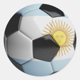 Sticker Rond Argentine - Bal de football