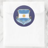 Sticker Rond Argentine fans de football football badge de boucl (Sac)