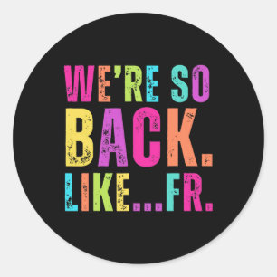 Sticker Rond Argot Gen Alpha Gen Z Rentree Scolaire 2025 Enseig