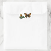 Sticker Rond Argynnis aglaja (Sac)