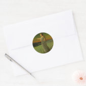 Sticker Rond Ariane à Naxos John Atkinson Grimshaw (Enveloppe)
