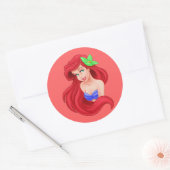Sticker Rond Ariel (Enveloppe)