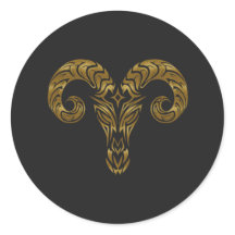 Aries Zodiac - Or tribal