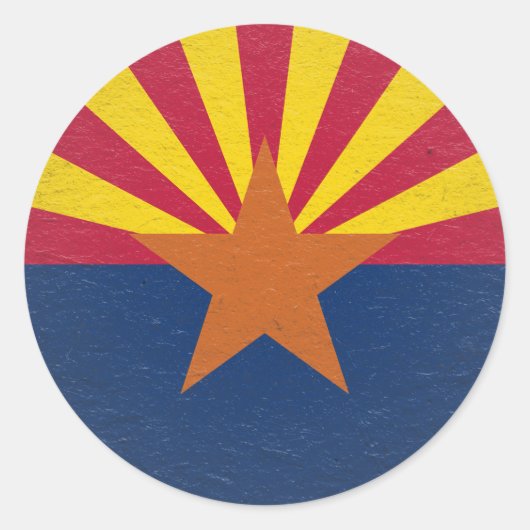 Sticker Rond Arizona (Devant)