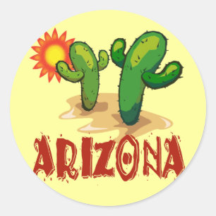 STICKER ROND ARIZONA