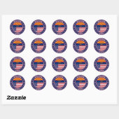 Sticker Rond Arizona, États-Unis (Feuille)
