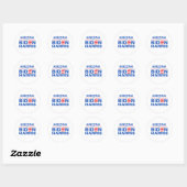 Sticker Rond Arizona pour Biden Harris (Feuille)