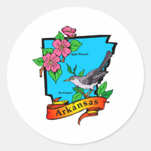 Sticker Rond Arkansas
