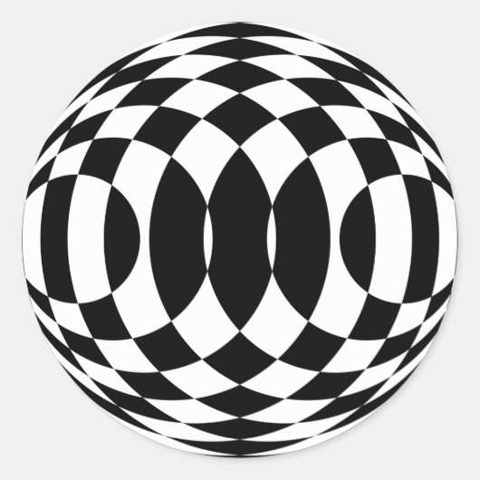 Sticker Rond Arlequin Art-Art (Stickers) (Devant)