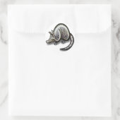 Sticker Rond Armadillo (Sac)