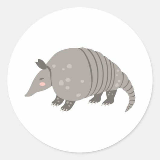 Sticker Rond Armadillo (Devant)
