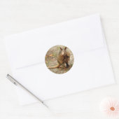 Sticker Rond Armadillo animal sauvage (Enveloppe)