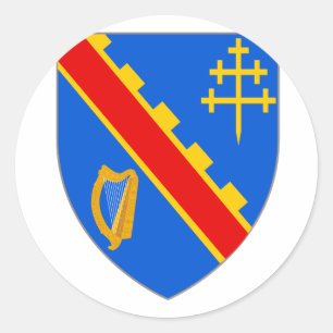 Sticker Rond Armagh Armes, Irlande