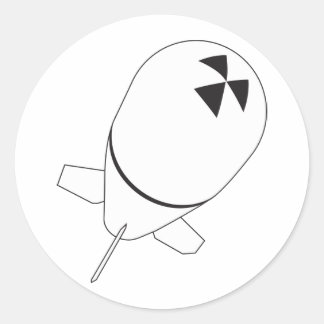 Sticker Rond arme de guerre nucléaire