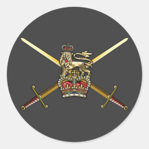 Sticker Rond Armée britannique
