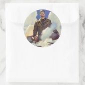 Sticker Rond Armée de l'air (Sac)