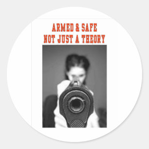 STICKER ROND ARMÉE ET SÉCURITÉ