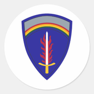 Sticker Rond Armée Europe USAREUR