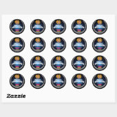 Sticker Rond Arménie (Feuille)